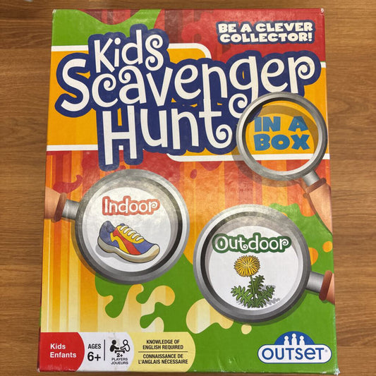 NEW Kids Scavenger Hunt In A Box Game