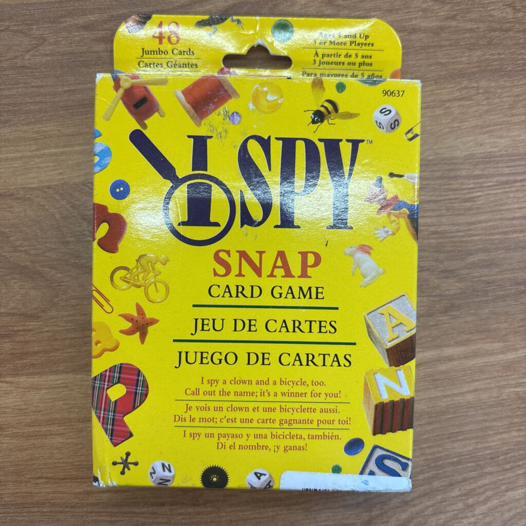 I Spy Snap Card Game