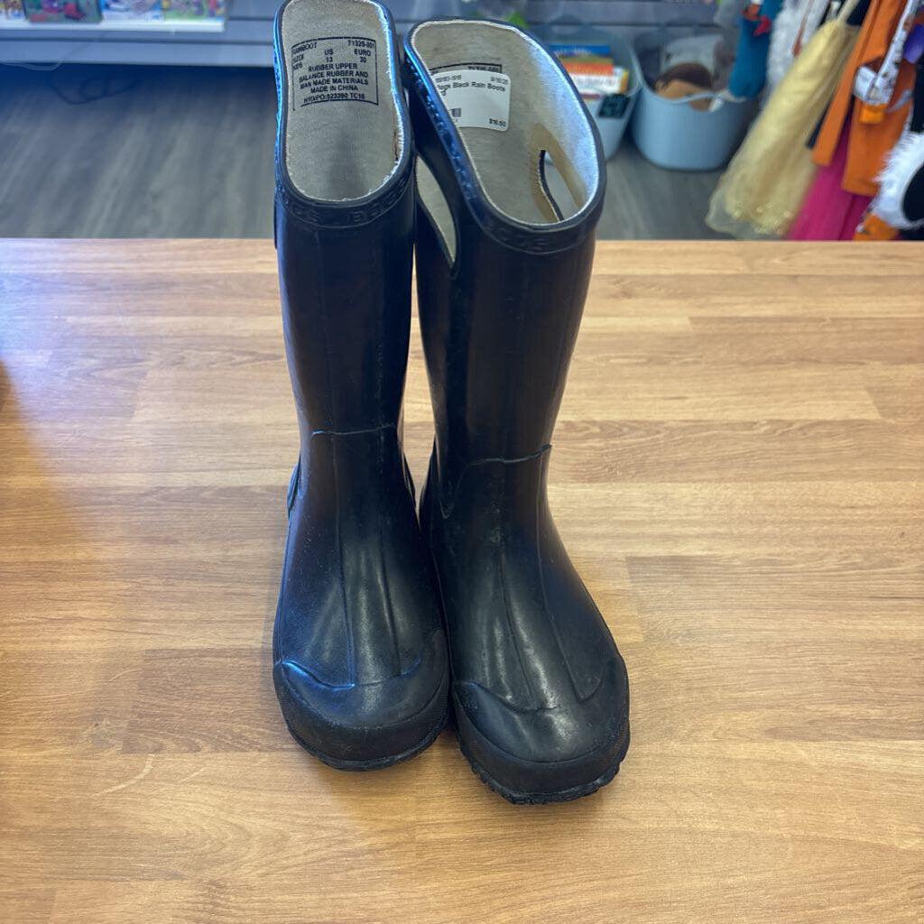 Bogs Black Rain Boots - 13