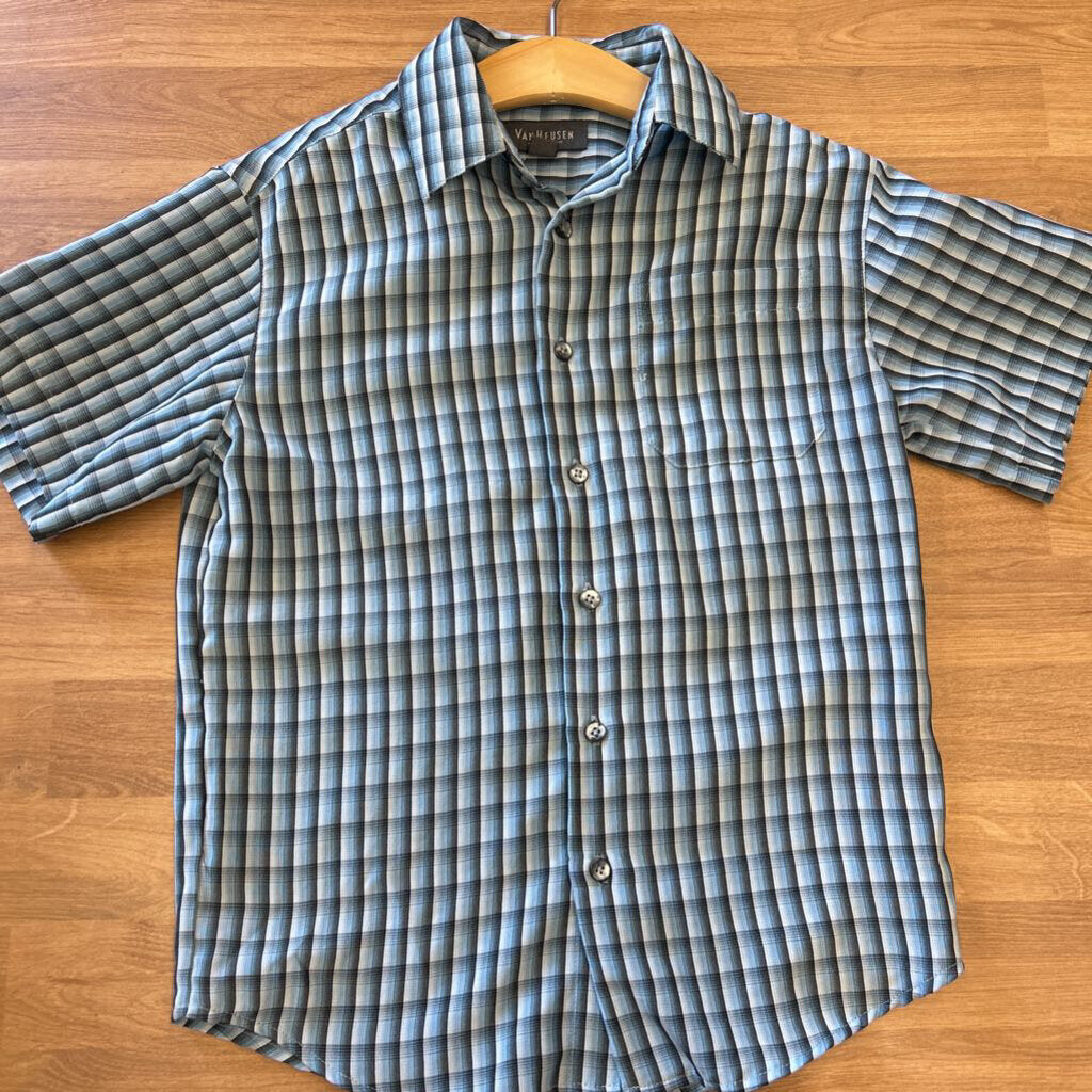 Van Hausen Plaid SS Button Up - 8