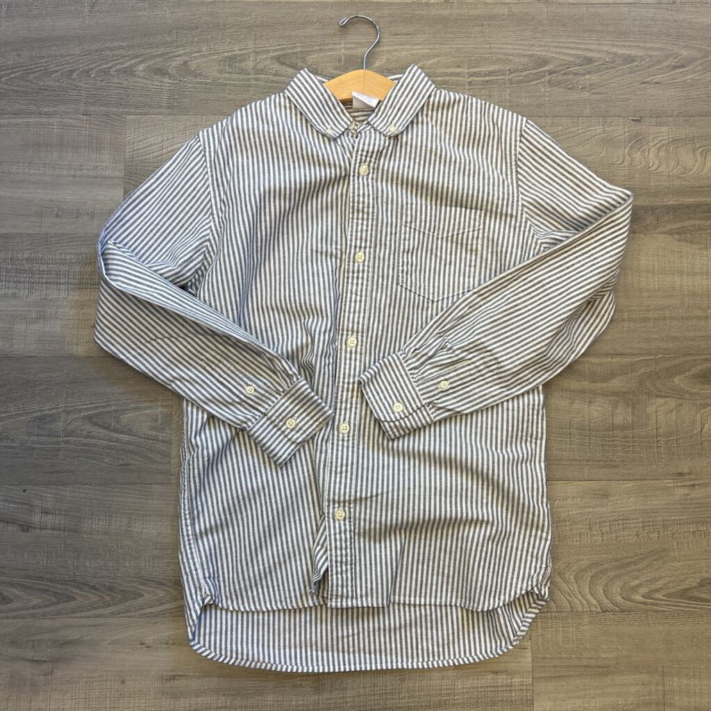 Gap Kids Stripe LS Button Up - 14/16