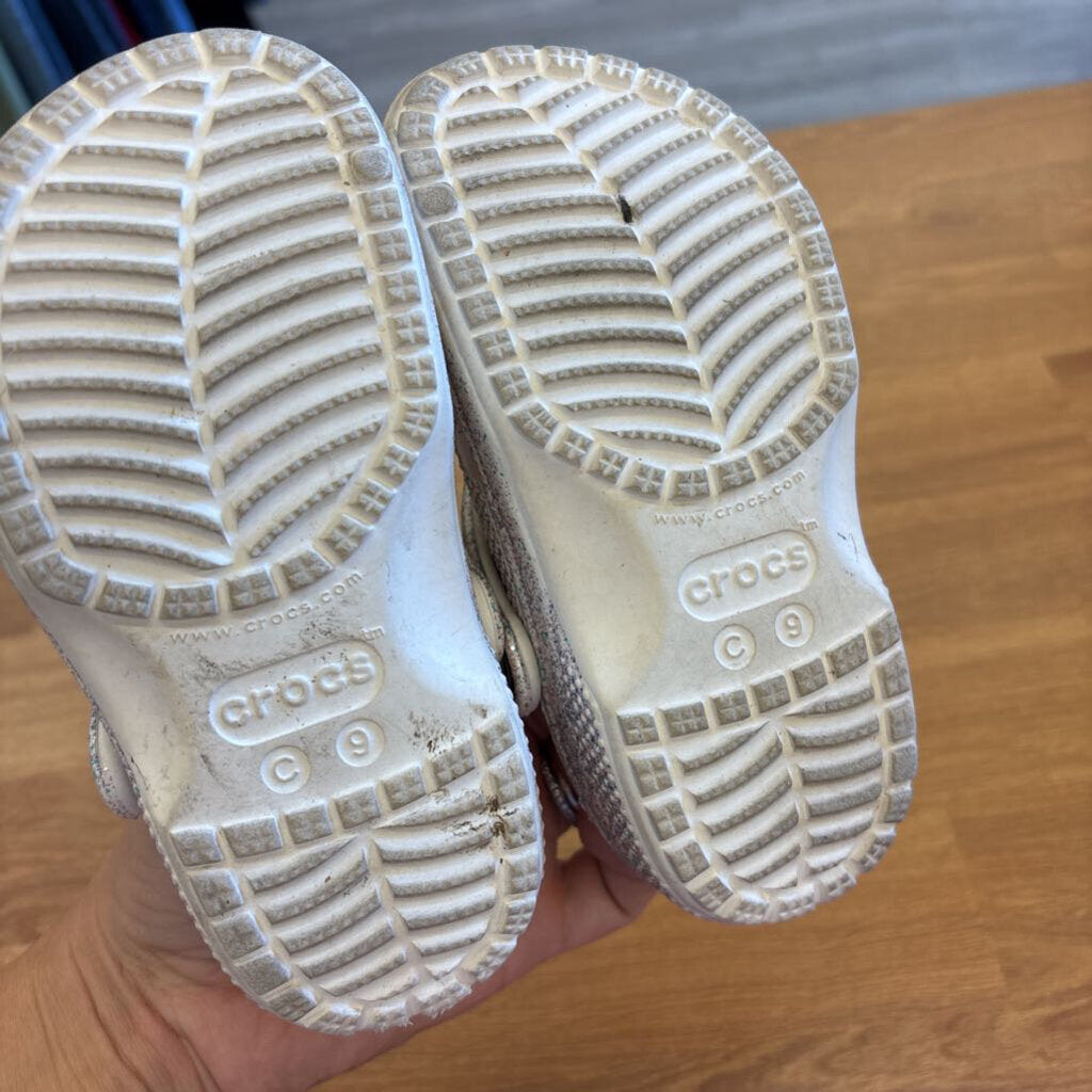 Crocs White Sparkle - 9
