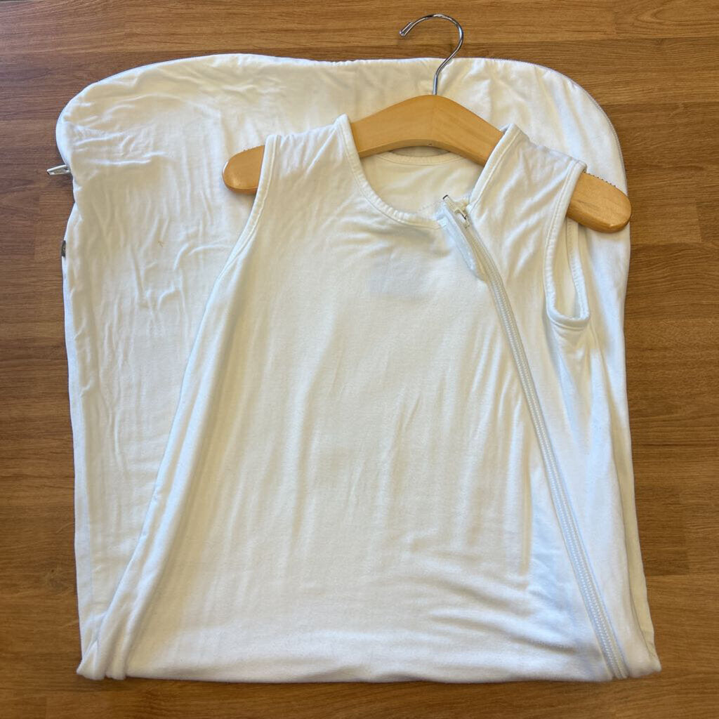 Kyte Baby Bamboo Sleep Sack (wash wear) 0.5 Tog - White 6/18m