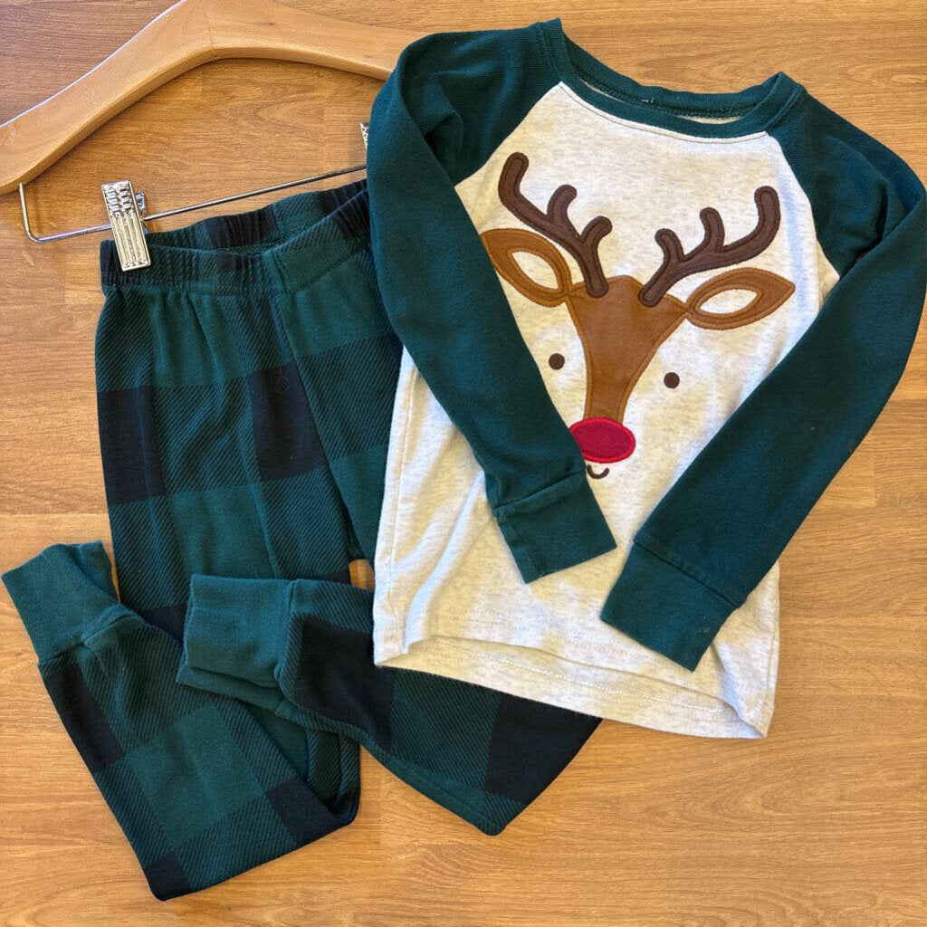 Children's Place Reindeer Pjs - 4T