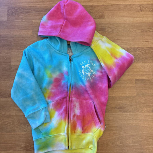 Rag Wear Tie Dye Zip Hoodie - 24m