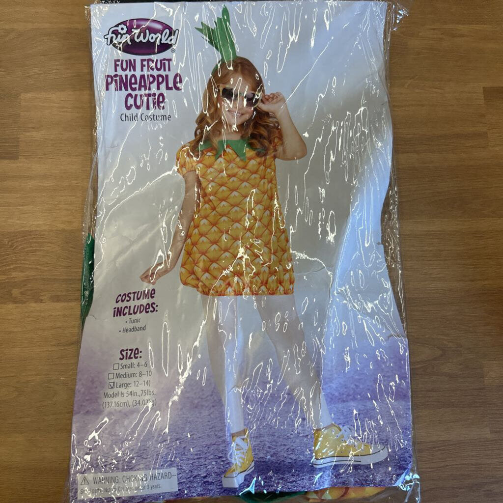 Pineapple Girl Costume - 12/14
