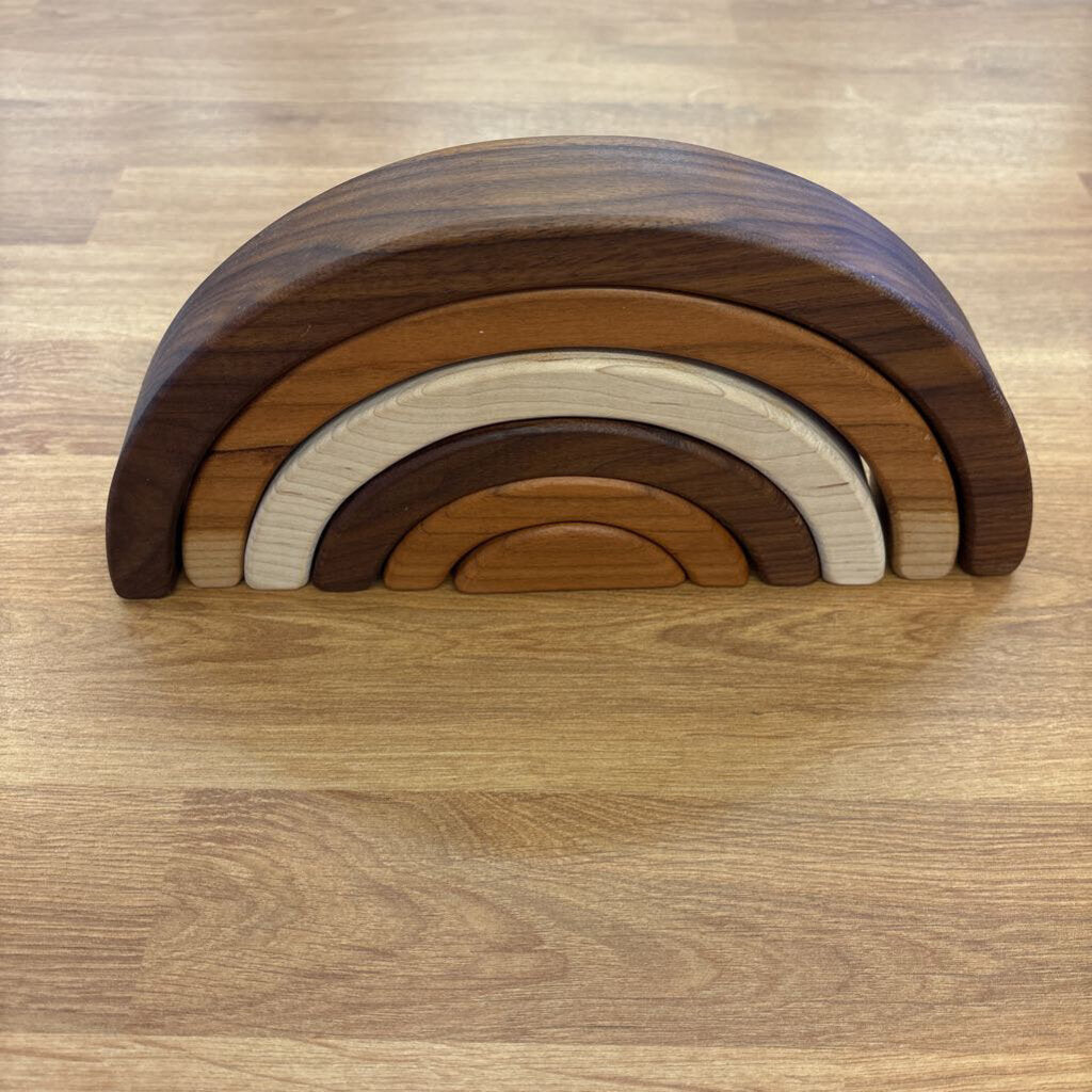 Manzanita Kids Stacking Wooden Rainbow