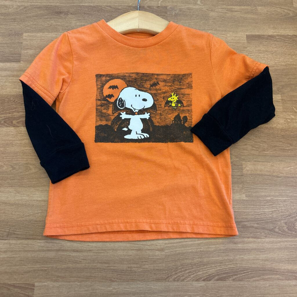 Peanuts Pumpkin LS Tee - 2T