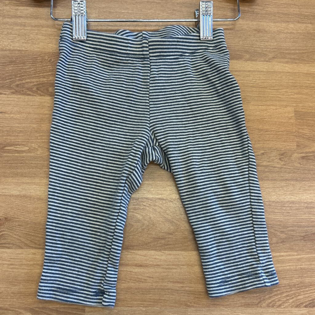Tea Stripe Capri Leggings - 12/18m