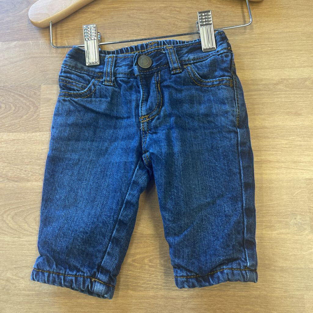 Old Navy Fleece Lined Jeans 0/3m