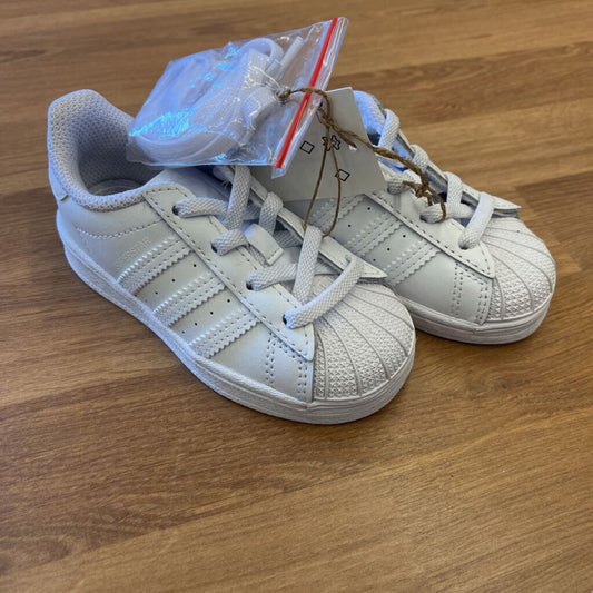 NEW Adidas White Sneakers - 7