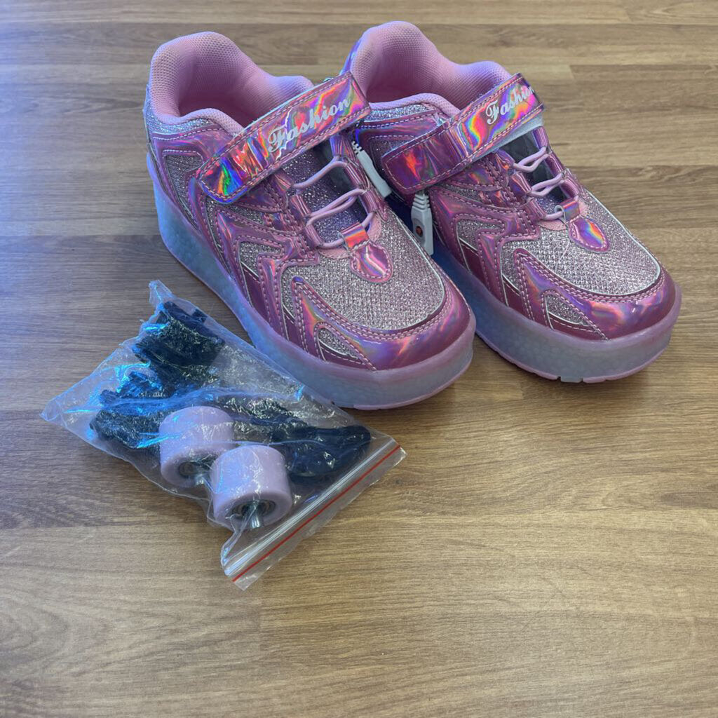 Light Up Roller Skate Sneakers - 13