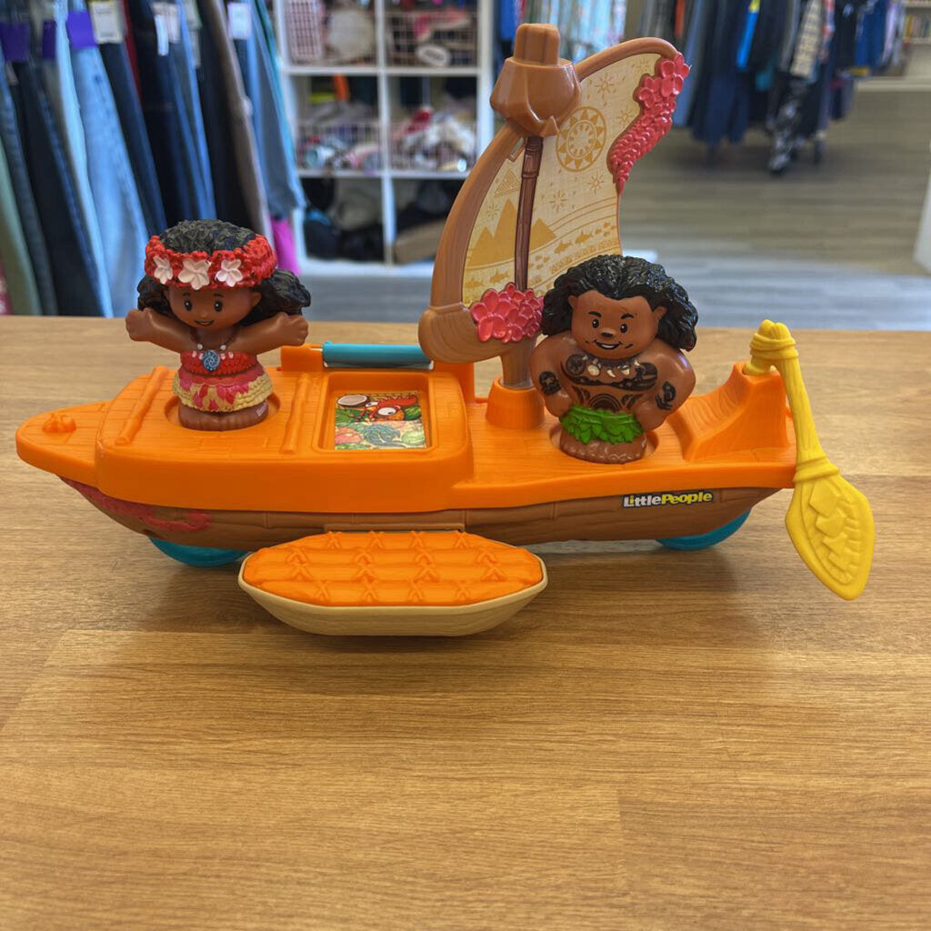 Little People Moana Boat Set