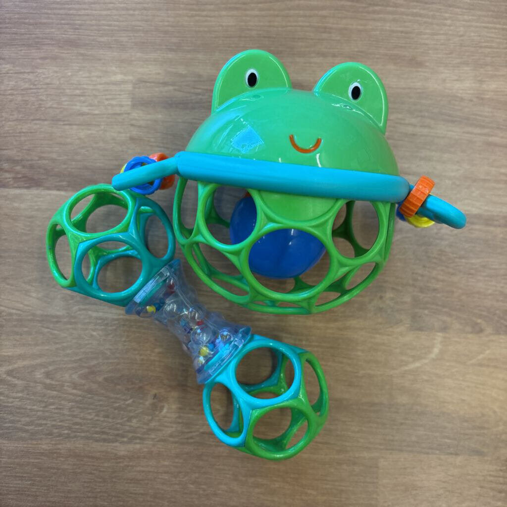 Set of 2 O Ball Rattles