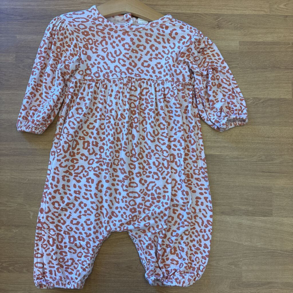 Kate Quinn Bamboo Leopard Romper (wear) - 12/18m