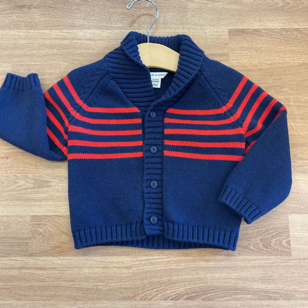 Janie & Jack Stripe Sweater - 12/18m