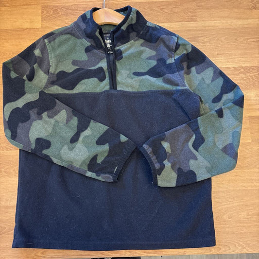Osh Kosh Fleece Camo Quarter Zip - 12