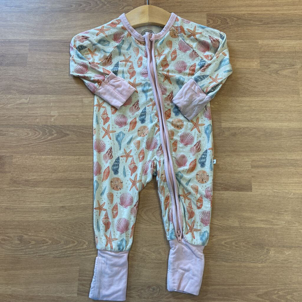 Emerson and Friends Bamboo Shell Zip Sleeper (wear) - 0/3m