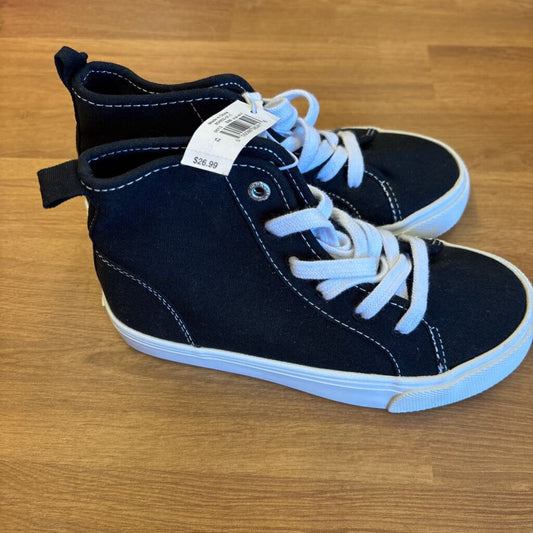 NEW Gap Kids Black High Top Sneakers - 12