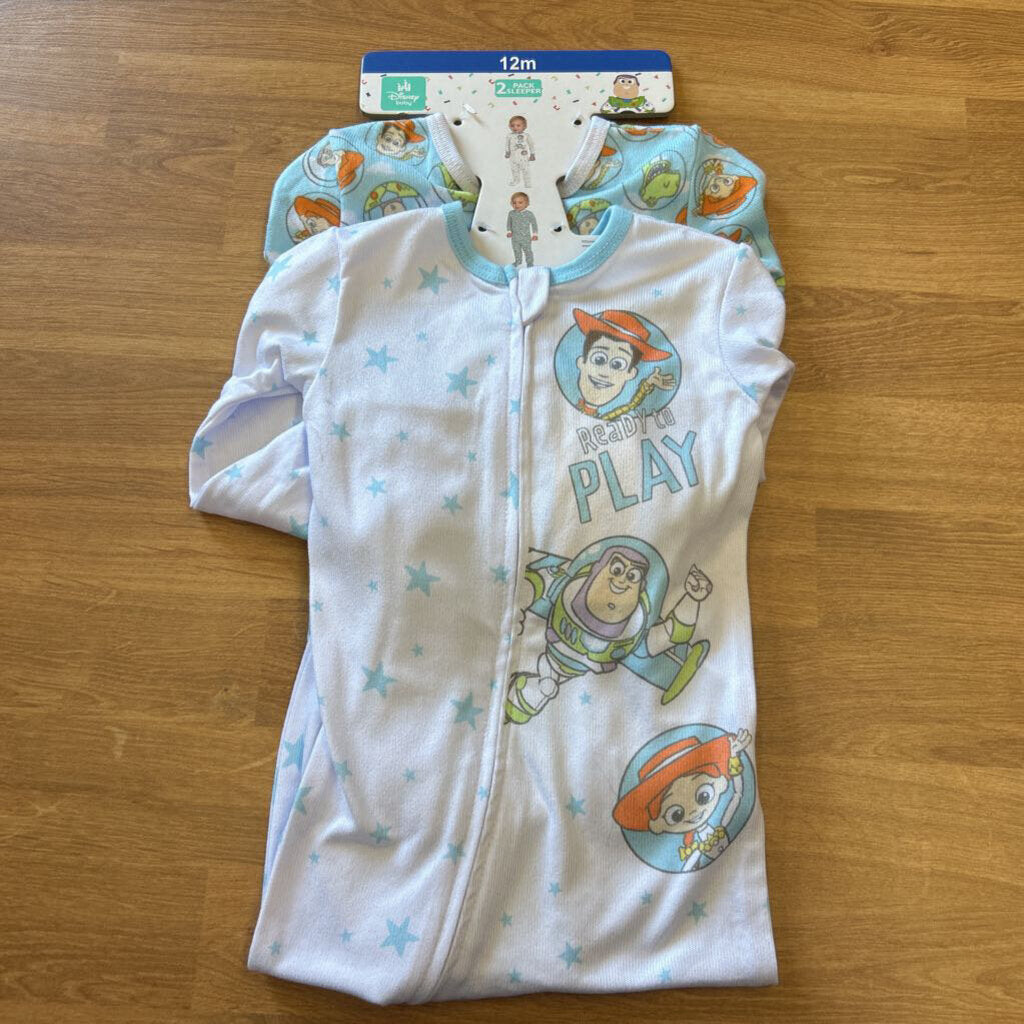 NWT Disney Baby Toy Story Sleeper Set - 12m