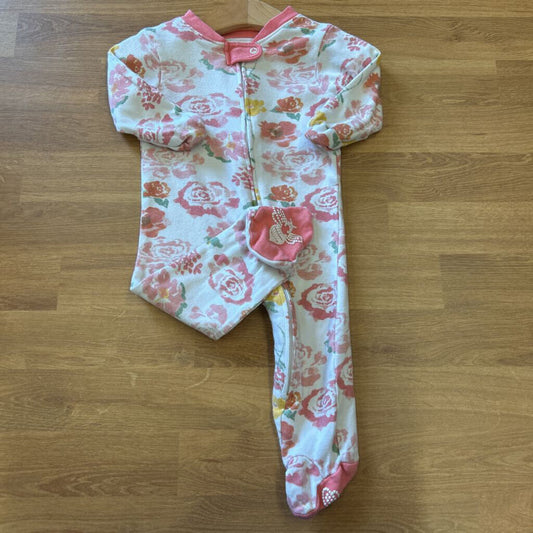 Burt's Bees Floral Zip Sleeper - 0/3m