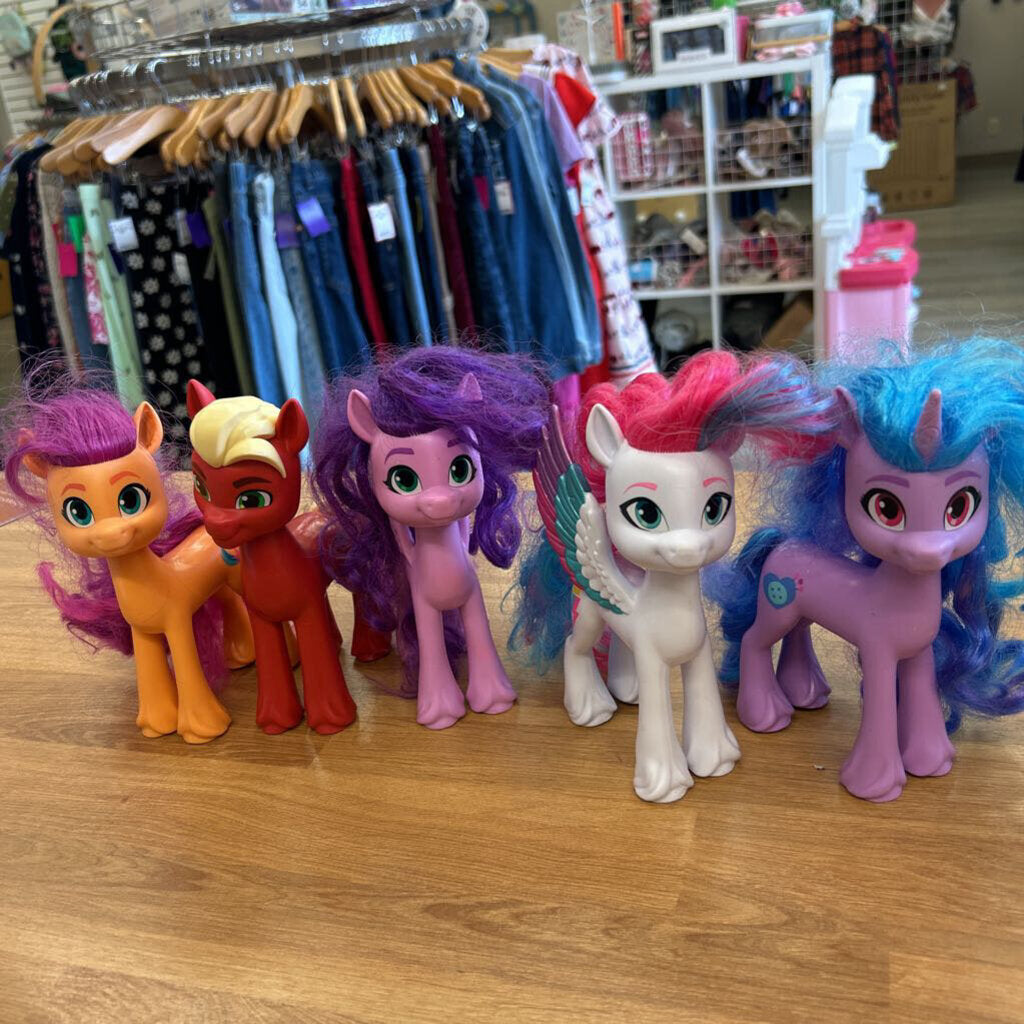 Set of 5 My Little Ponies