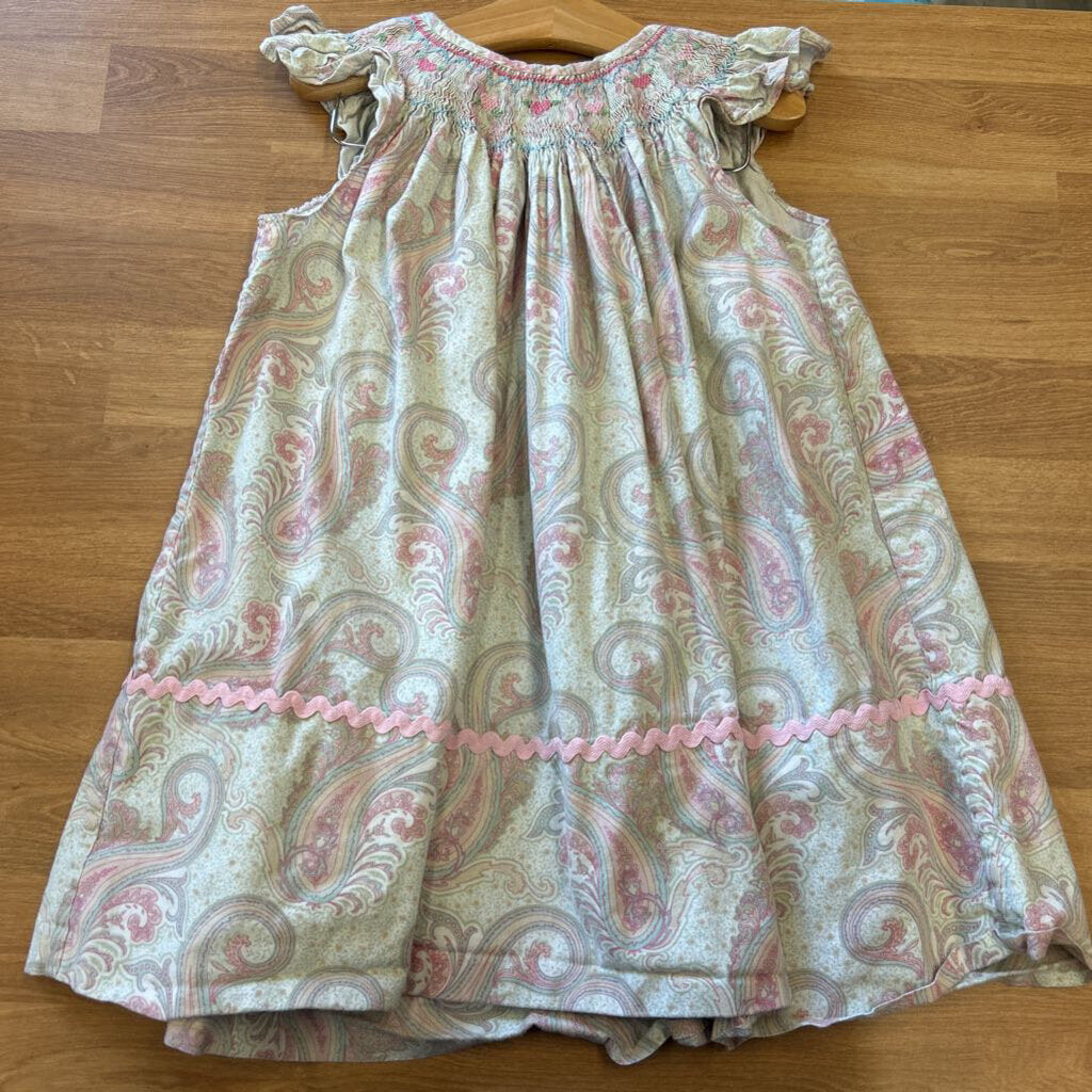 Handmade Smocked SS Dress ~ 3/4