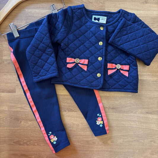 Janie & Jack Quilted Two Pc Set - 18/24m