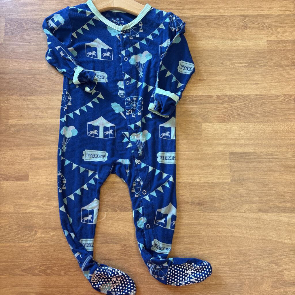 Kickee Pants Bamboo Circus Sleeper - 6/9m