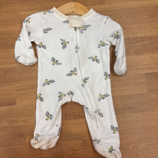 Burt's Bees Bees Zip Sleeper - NB