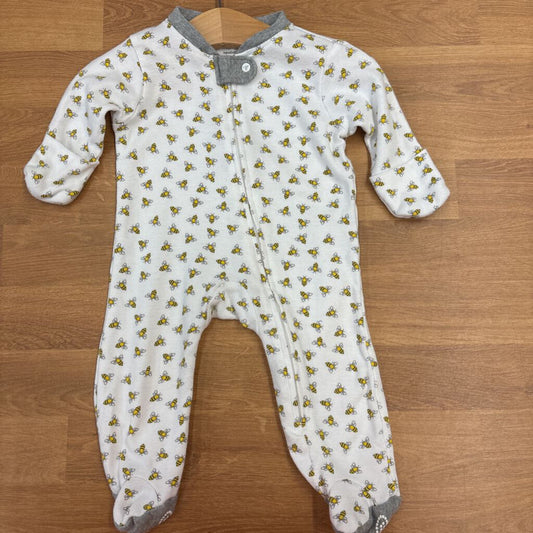 Burt's Bees Bees Zip Sleeper - NB