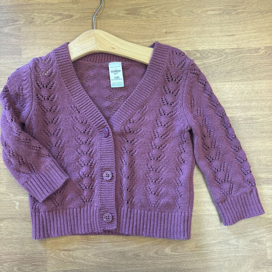 Osh Kosh Open Knit Cardigan - 18m