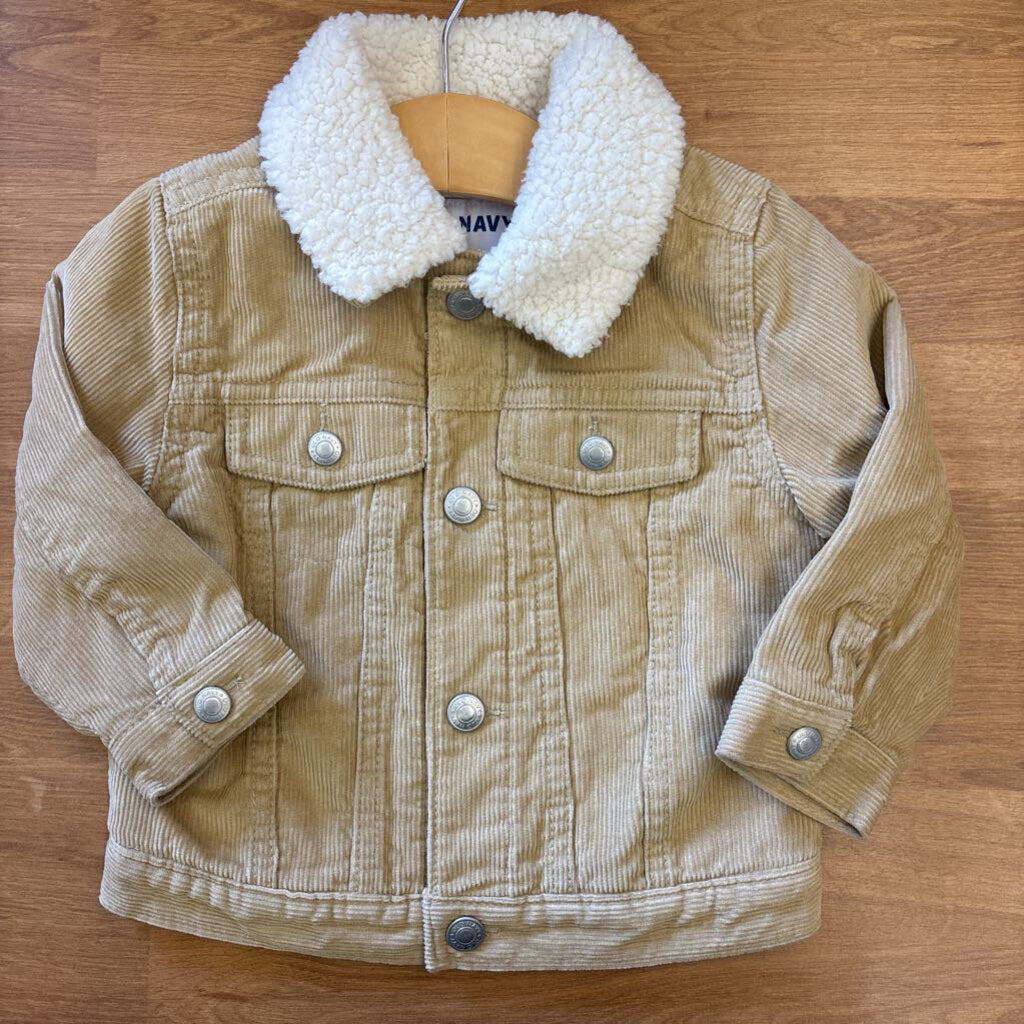 Old Navy Corduroy Sherpa Jacket - 12/18m