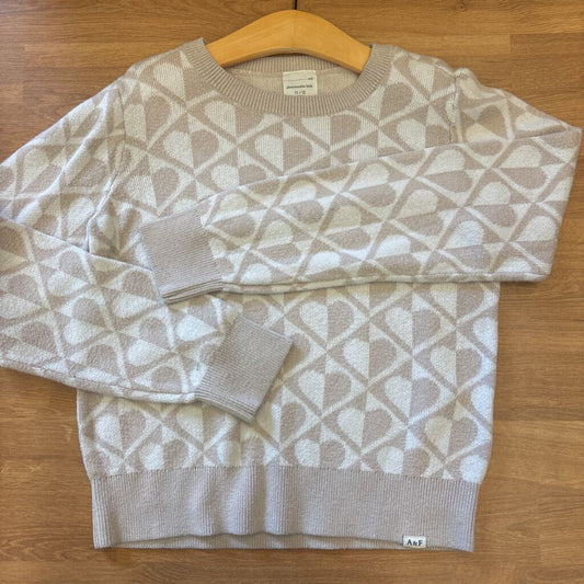 Abercrombie Kids Heart Knit Sweater - 11/12