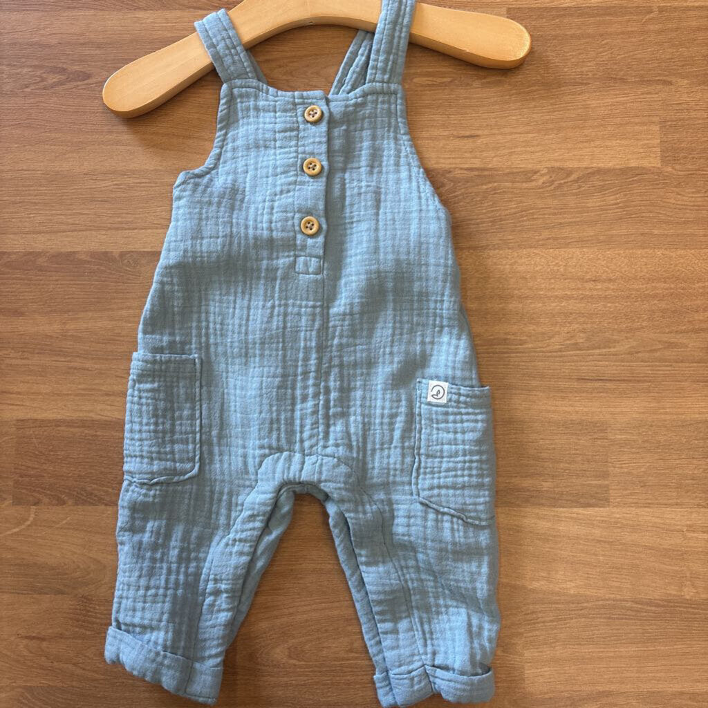 Little Planet Linen Overalls - 3m