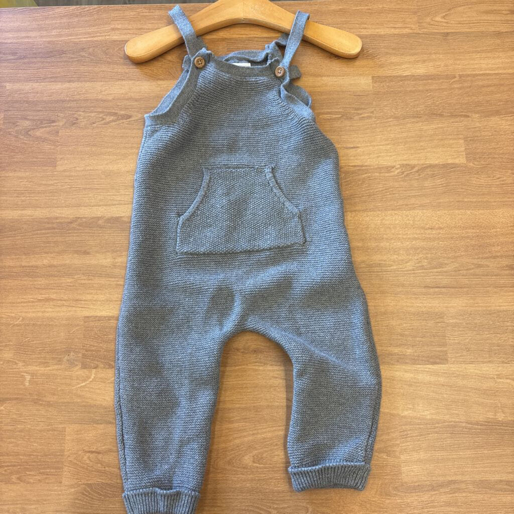 Little Planet Knit Overalls - 18m