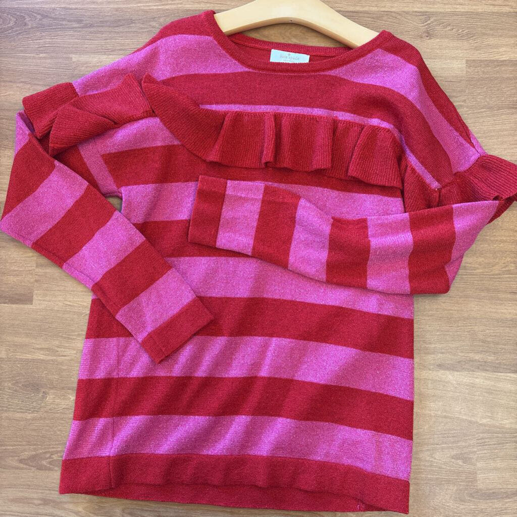Kate Spade Sparkle Stripe Knit Sweater - 10