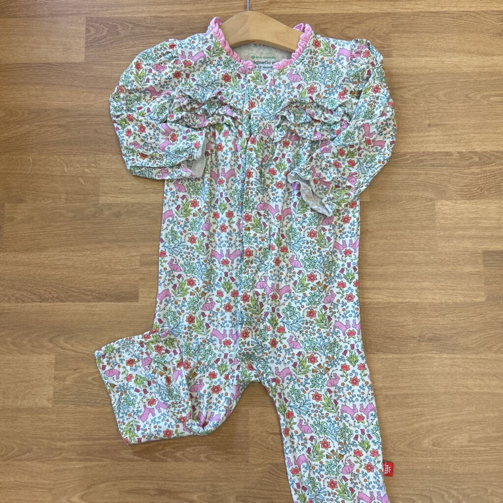 Magnetic Me Modal Bunny Romper - 9/12m