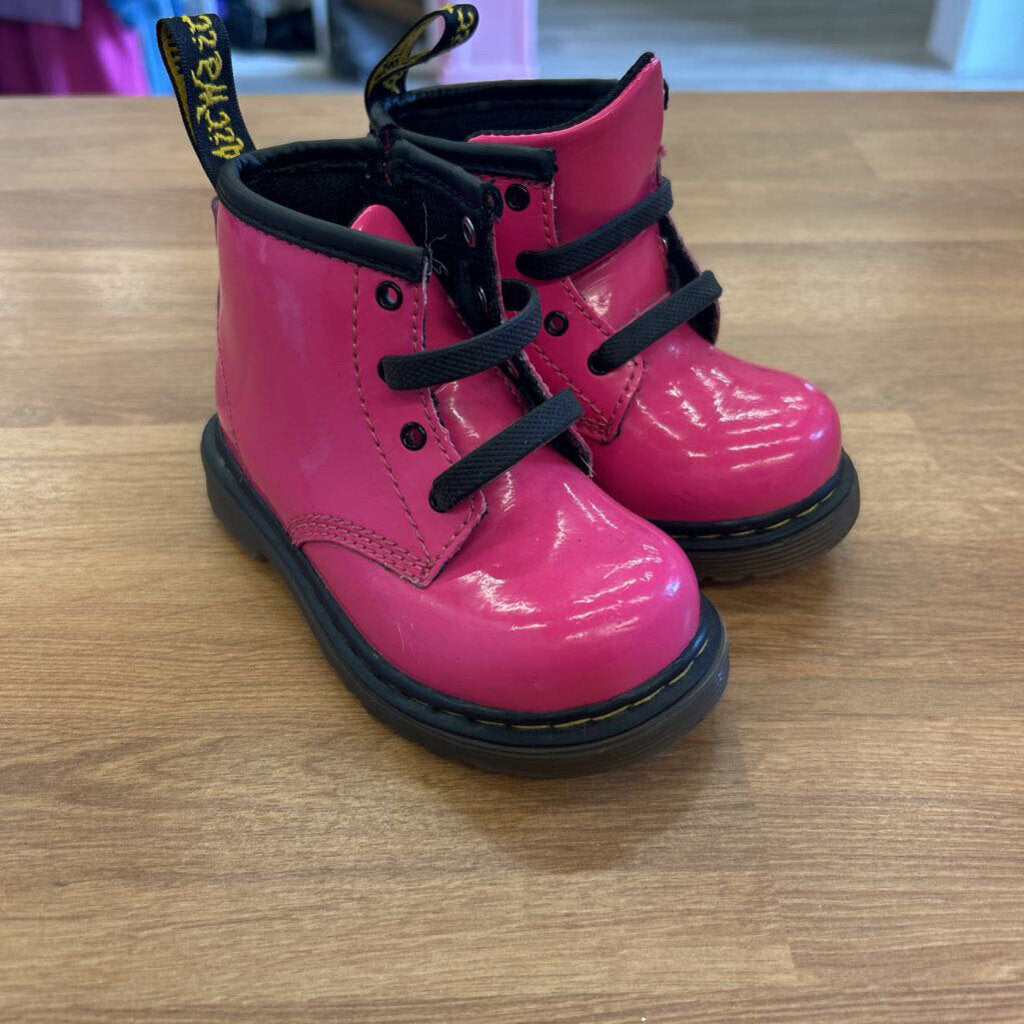 Dr. Martens Pink Boots - 6