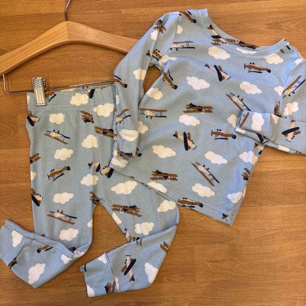 Old Navy Plane Pjs - 18/24m