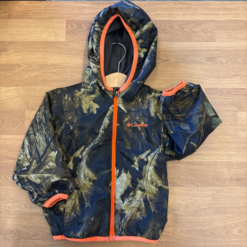 Columbia Camo Lined Rain Jacket - 2T