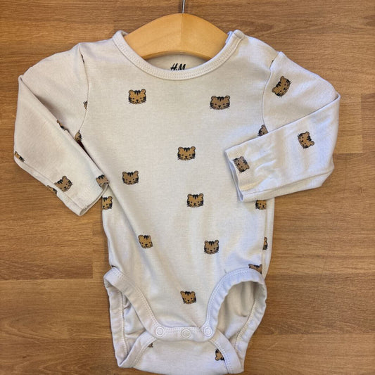 H&M Tiger LS Onesie - 3m