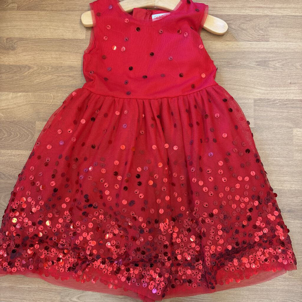 Cat & Jack Sequin Party Tank Dress - 4/5