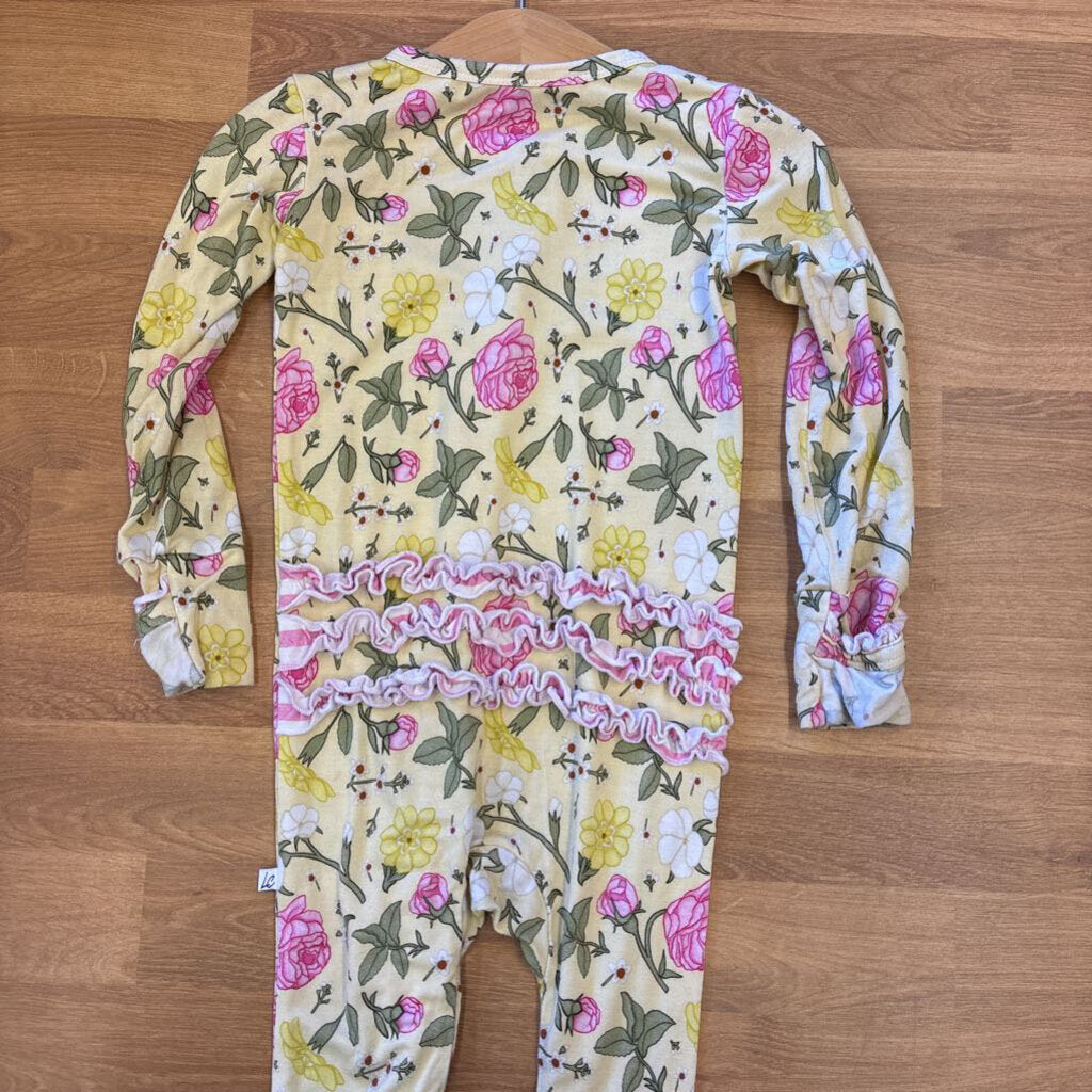 Laree + Co Bamboo Floral Snap Sleeper - 12/18m