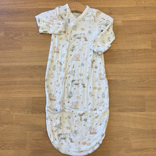 Angel Dear Bamboo Farm Sleeping Gown (wash wear) - NB