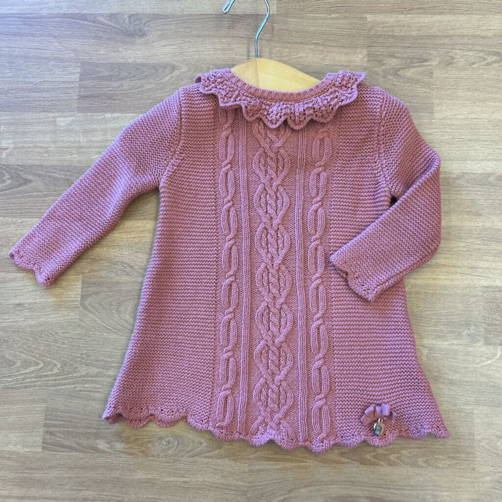 Rachel Zoe Knit LS Dress - 3/6m