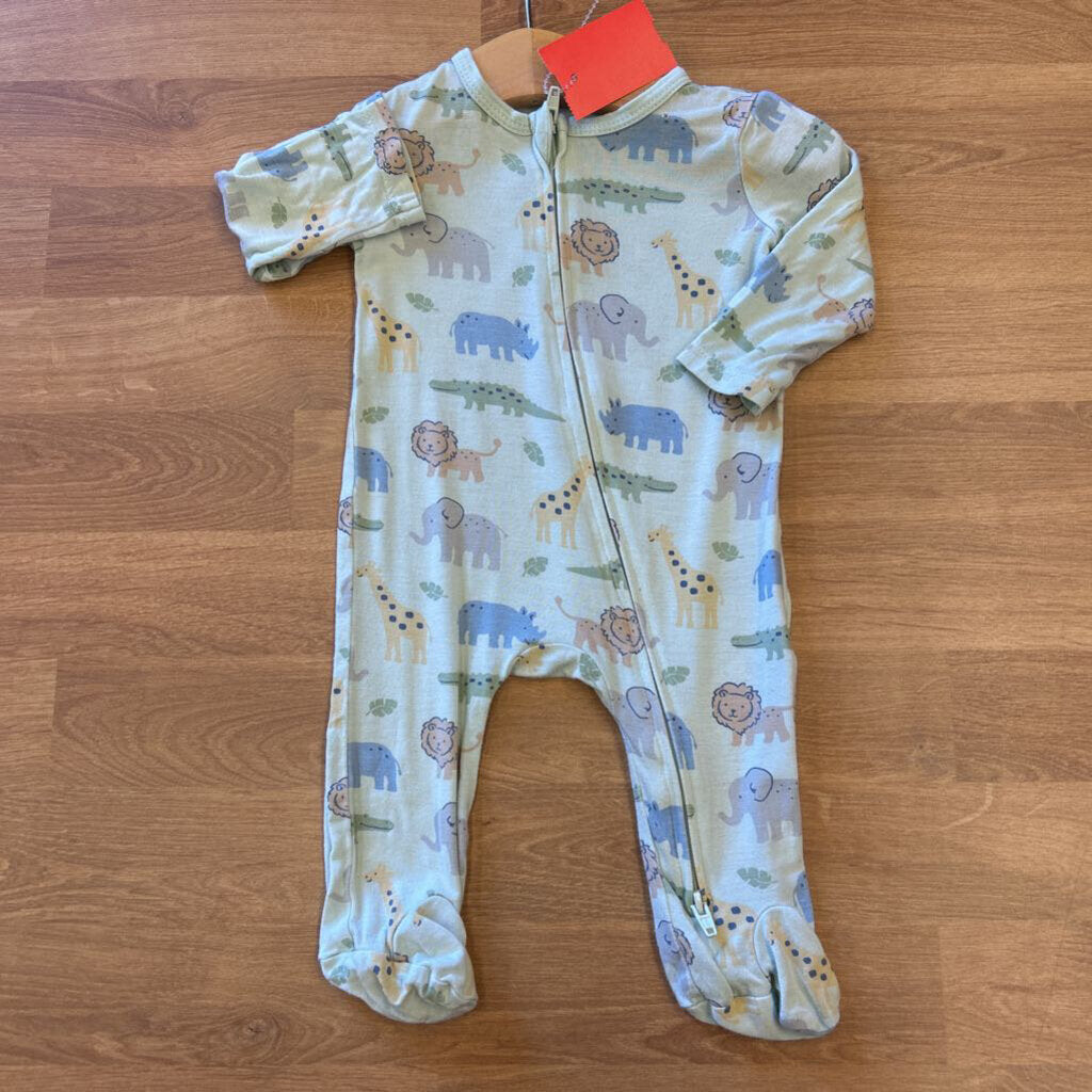 Little Me Bamboo Animal Zip Sleeper - 3m