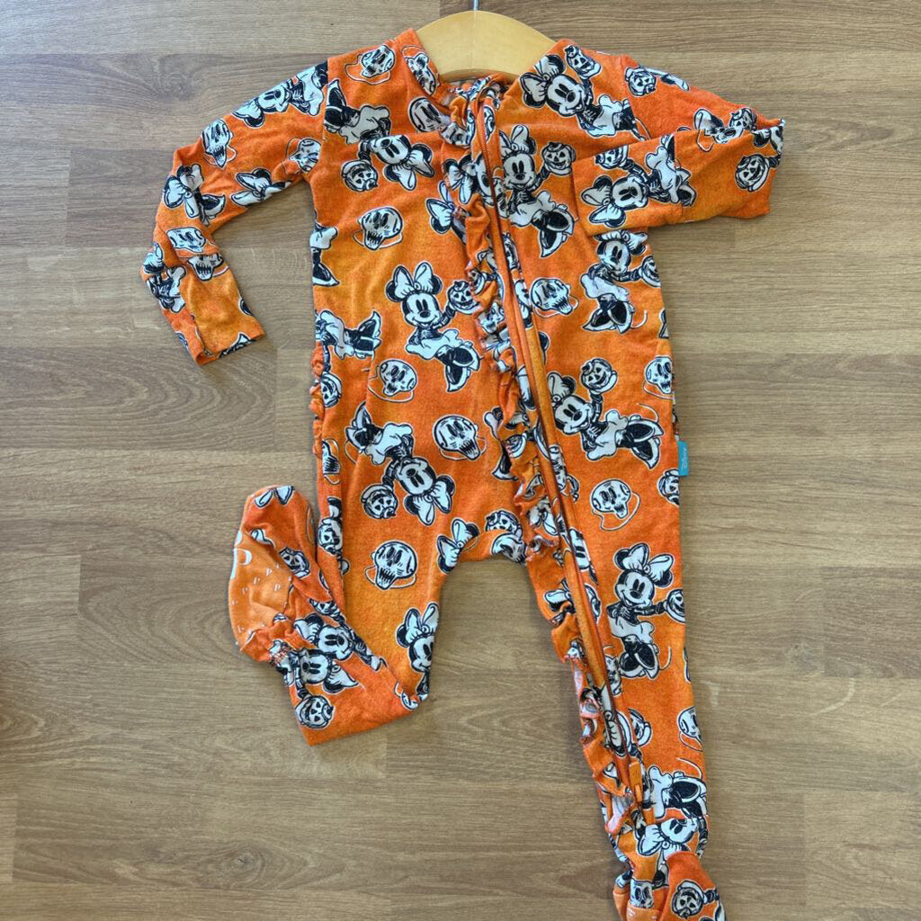 Posh Peanut Bamboo Minnie Halloween Zip Sleeper - 3/6m