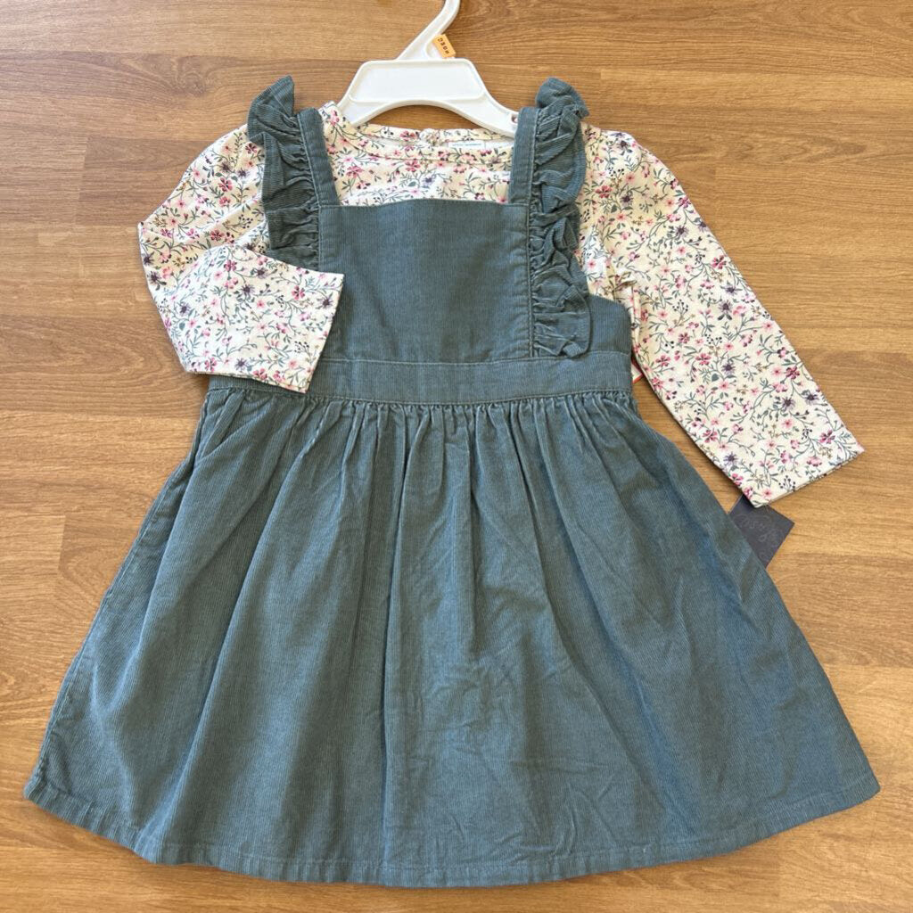 NWT Osh Kosh Corduroy Jumper Set - 12m