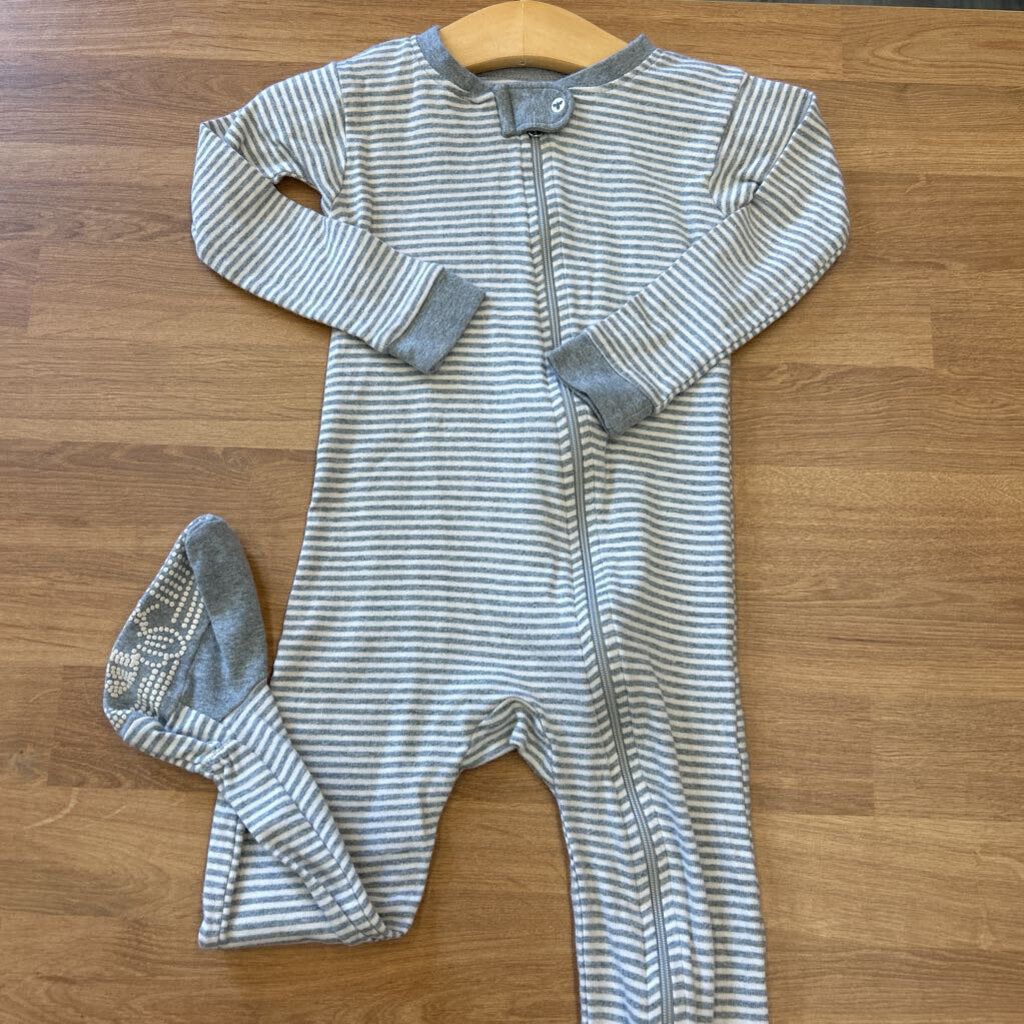 Burt's Bees Stripe Zip Sleeper - 24m